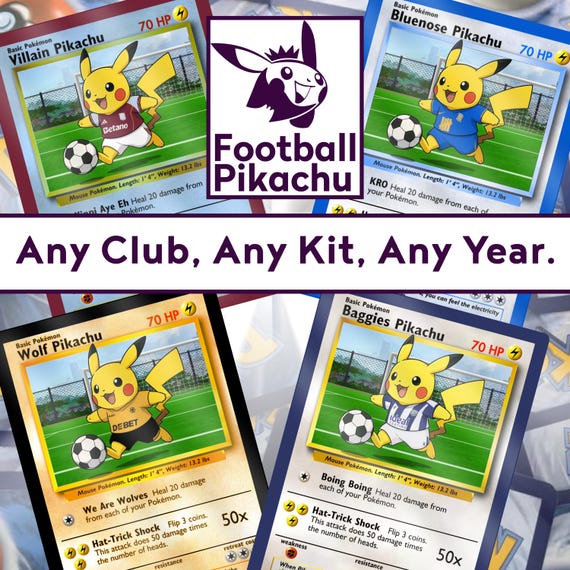 pokemon pikachu futsal card on the Ball - 001/005 (Pokemon Futsal) card England Pikachu On The Ball 001/005