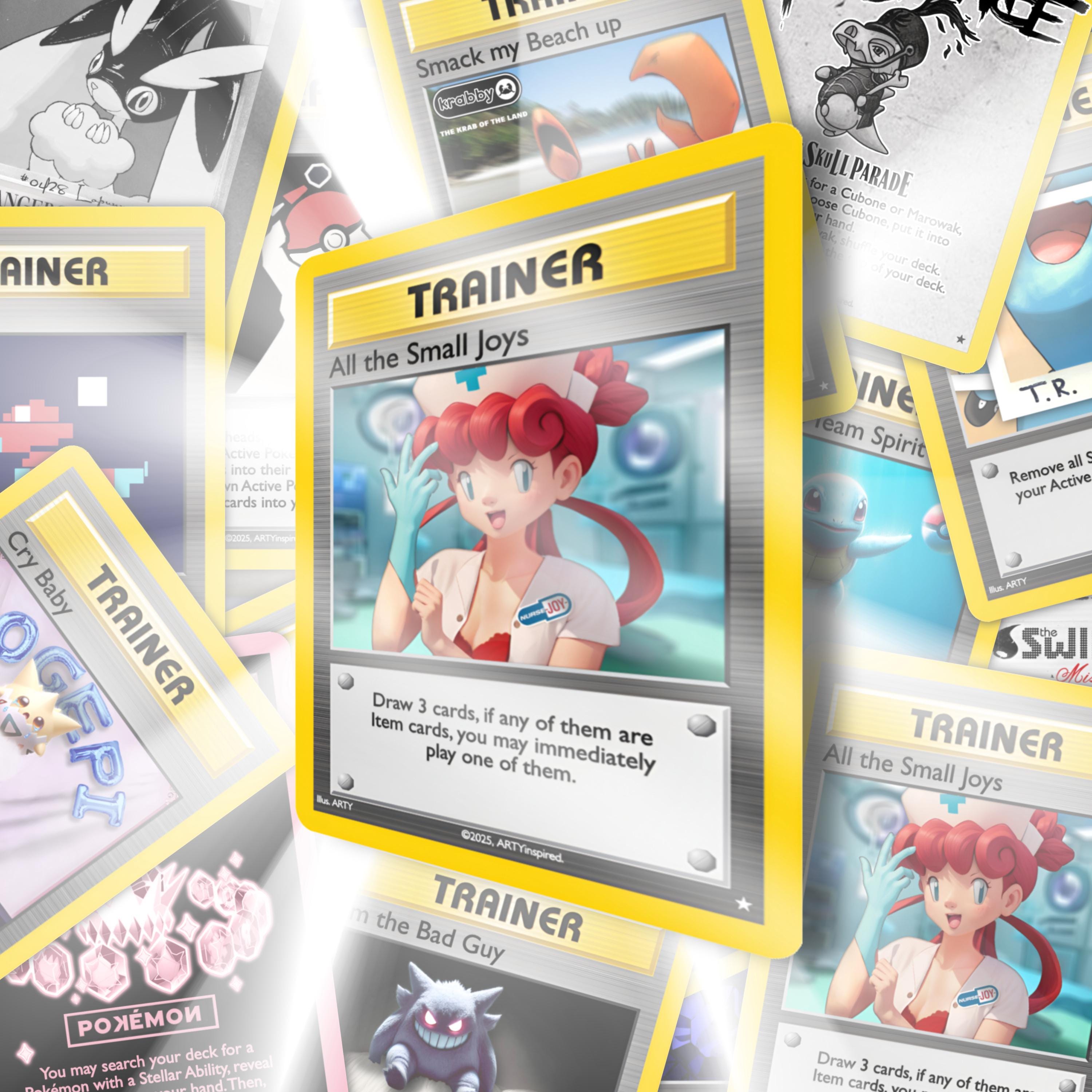 Music-inspired Trading Cards  Custom Trainer Card Art - Etsy