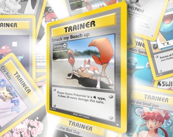 Tarjetas coleccionables inspiradas en la música: arte de tarjetas de entrenador personalizadas