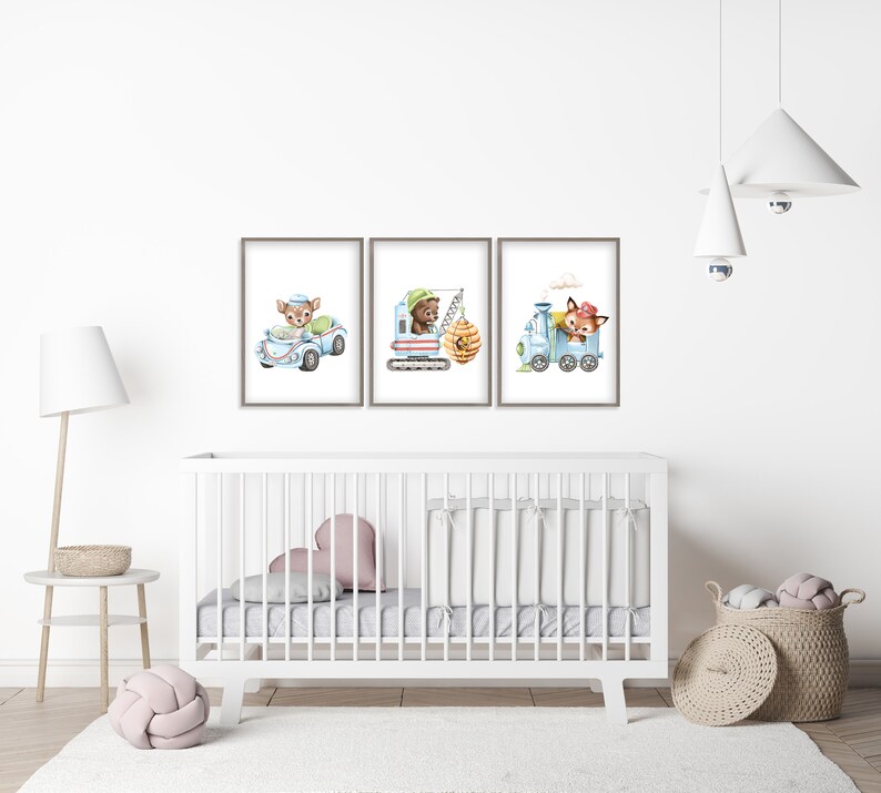 Nursery Wall Art Baby Room Decor Boy Nursery Prints Baby Room Wall Art Kids Wall Art Baby Room Baby Boy Room Wall Art Nursery Decor Art Collectibles Prints Deshpandefoundationindia Org