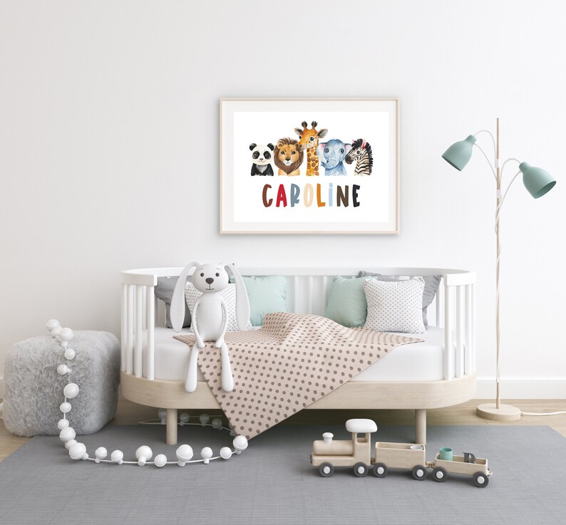 Safari Nursery Prints DIGITAL DOWNLOAD Safari Nursery Baby Etsy UK