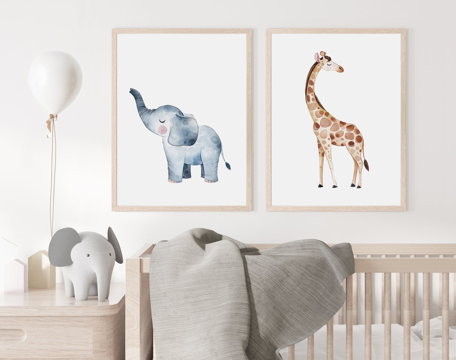 SAFARI NURSERY PRINTS Baby Room Prints Baby Room Decor Etsy