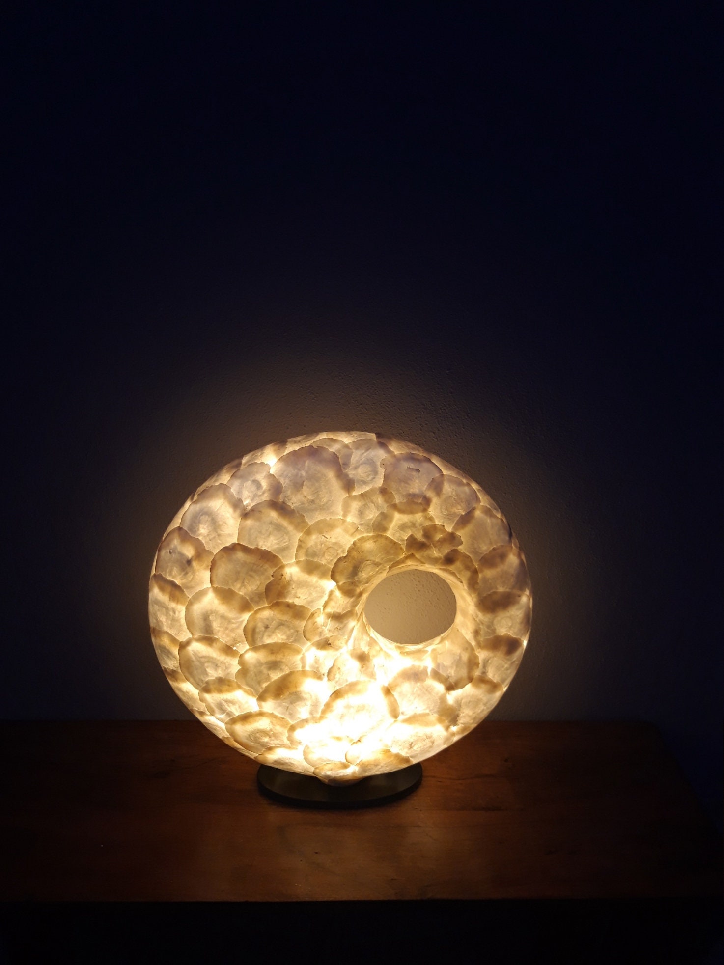Shell Style Lamp Contemporary Style Shell Sculpture Lamp Designer Shell Lamp 50cm - Etsy UK
