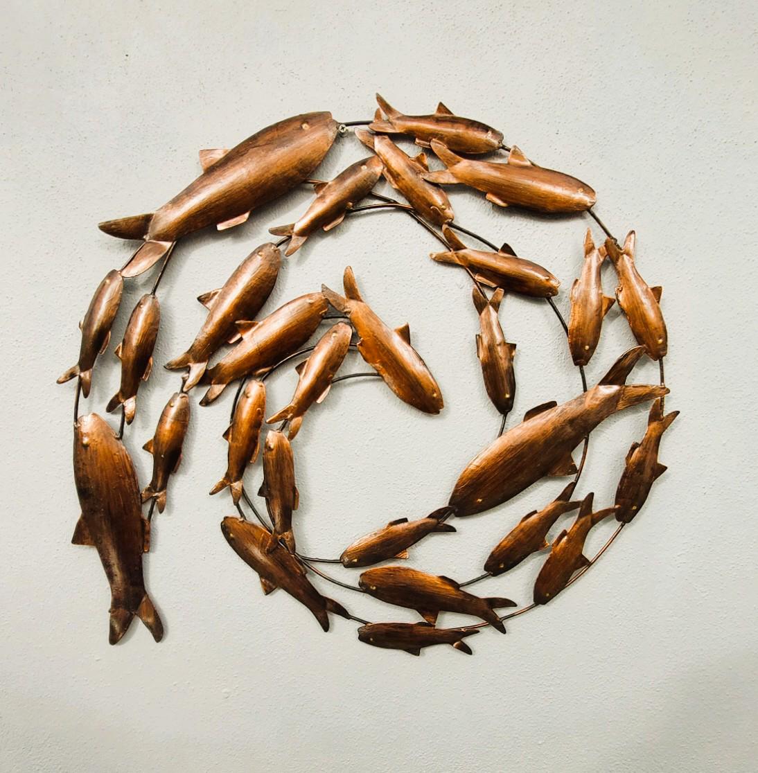 Set of Two Fish Wood Wall Decor | Farmhouse Décor