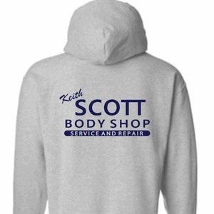 Keith Scott Body Shop, One Tree Hill, OTH, Hoodie, Unisex size, Navy blue image