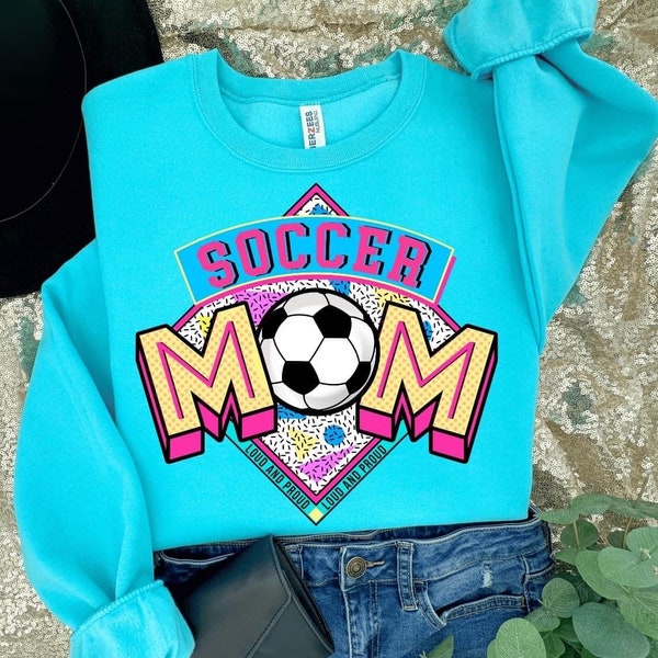 Soccer Mom | 90’s Retro | Crewneck or Tee