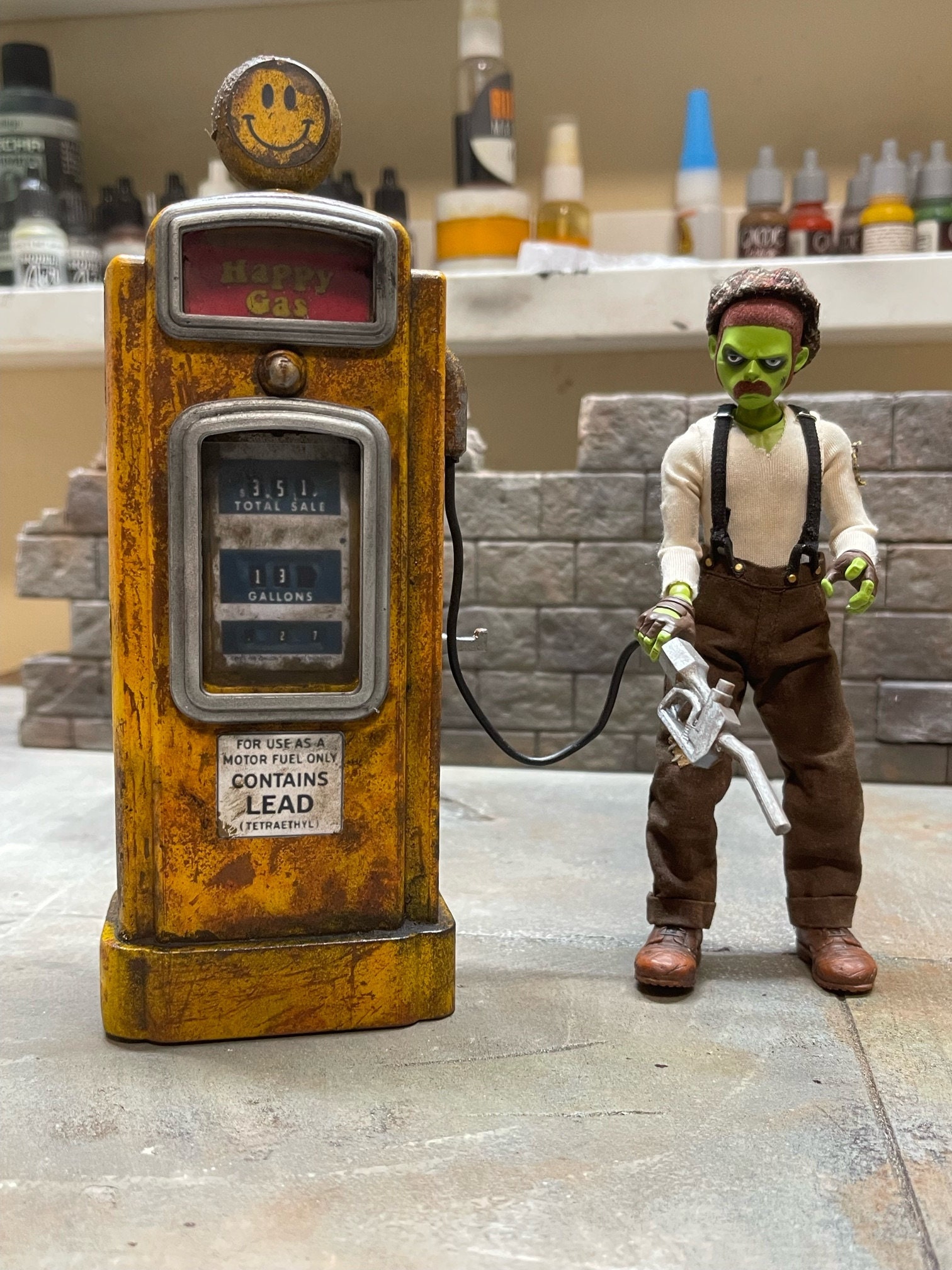 112 Scale Wayne 70 Style Gas Pump Toy Photography Diorama Prop. Etsy