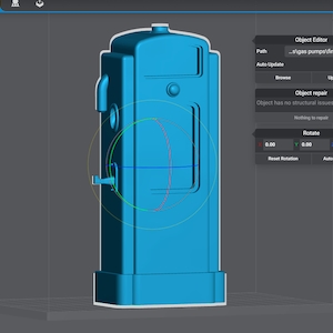1:12  scale digital Wayne 70 style gas pump STL file