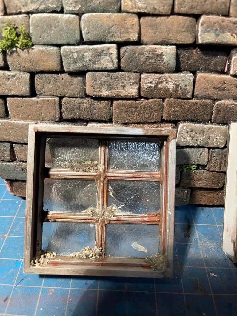 Detailed Square Window STL FILE Dollhouse Diorama Window Frame Etsy UK