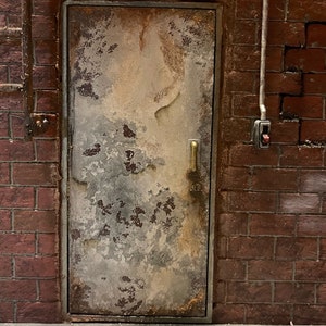 1:12 scale Detailed 2 piece working Door and Frame STL digital file