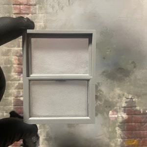DIGITAL STL FILE Functional sliding diorama dollhouse window