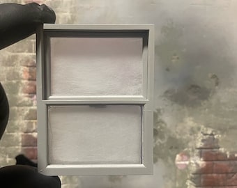 DIGITAL STL FILE Functional sliding diorama dollhouse window