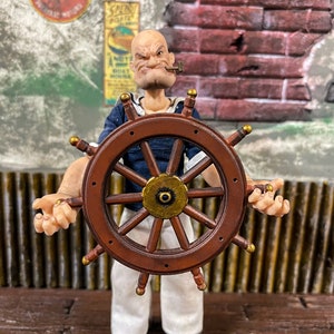 1:12 scale Detailed ships wheel digital STL file.  Ships wheel mariner&#39;s wheel digital stl file.