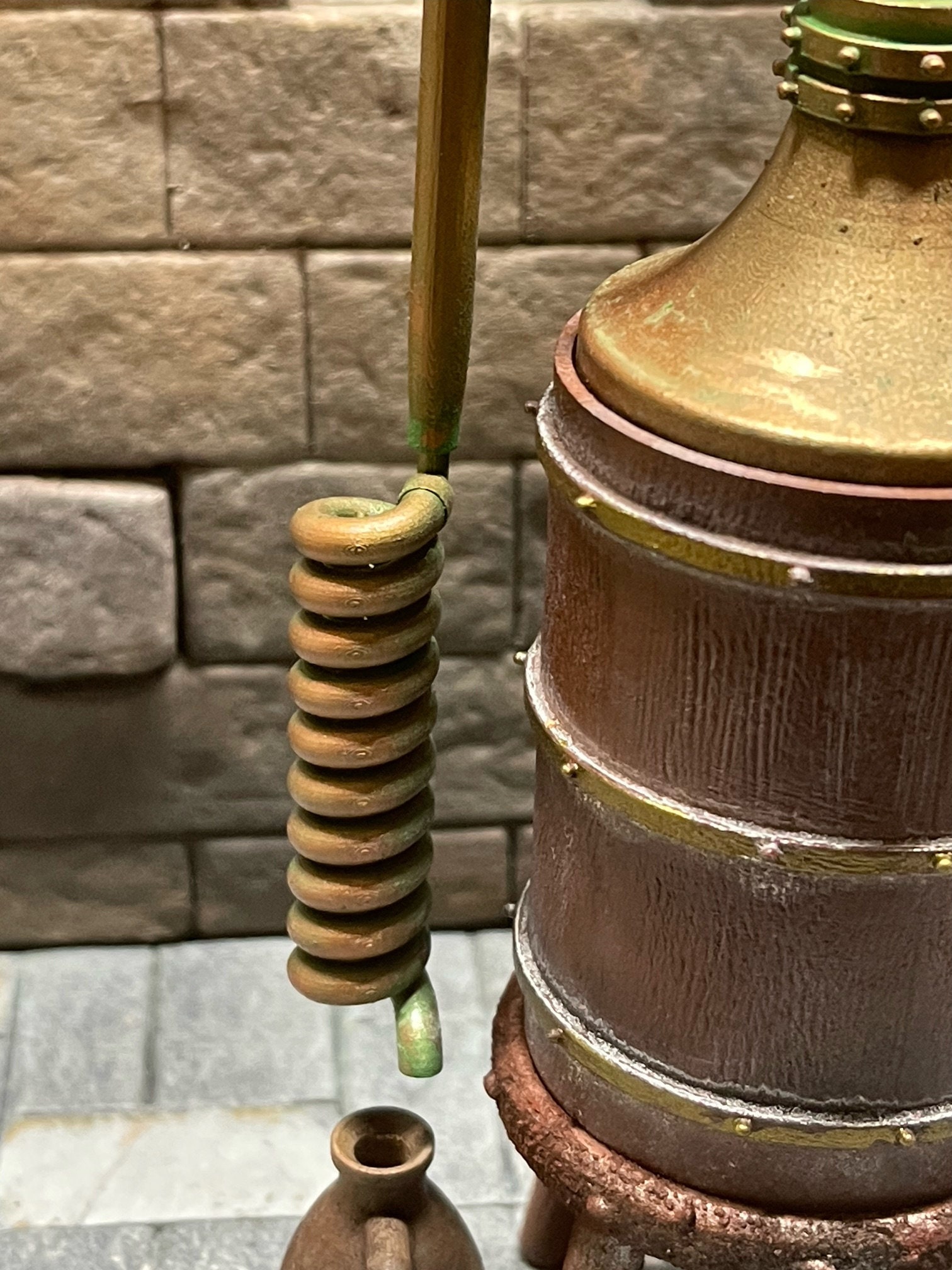 112 Scale Moonshine Still Dollhouse Diorama Action Figure Toy