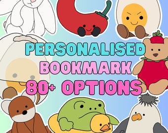 personalised bookmarks  gifts cards green amusable soft cuddly toy gift for her him boyfriend girlfriend decor frog bookmark book mark name