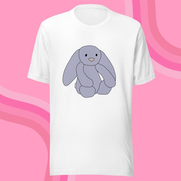 Bunny T Shirt | Rabbit Gifts | Rabbit Tee | Cottage Core Clothing | Cuddly Toy T-Shirt | Fairy Core | Rabbit T-Shirt | Cottagecore Shirt