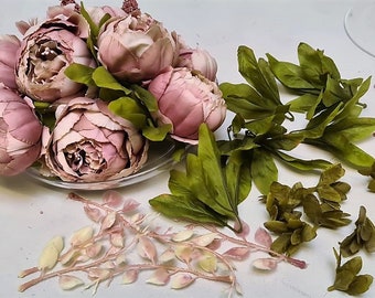 Silk Peonies Etsy