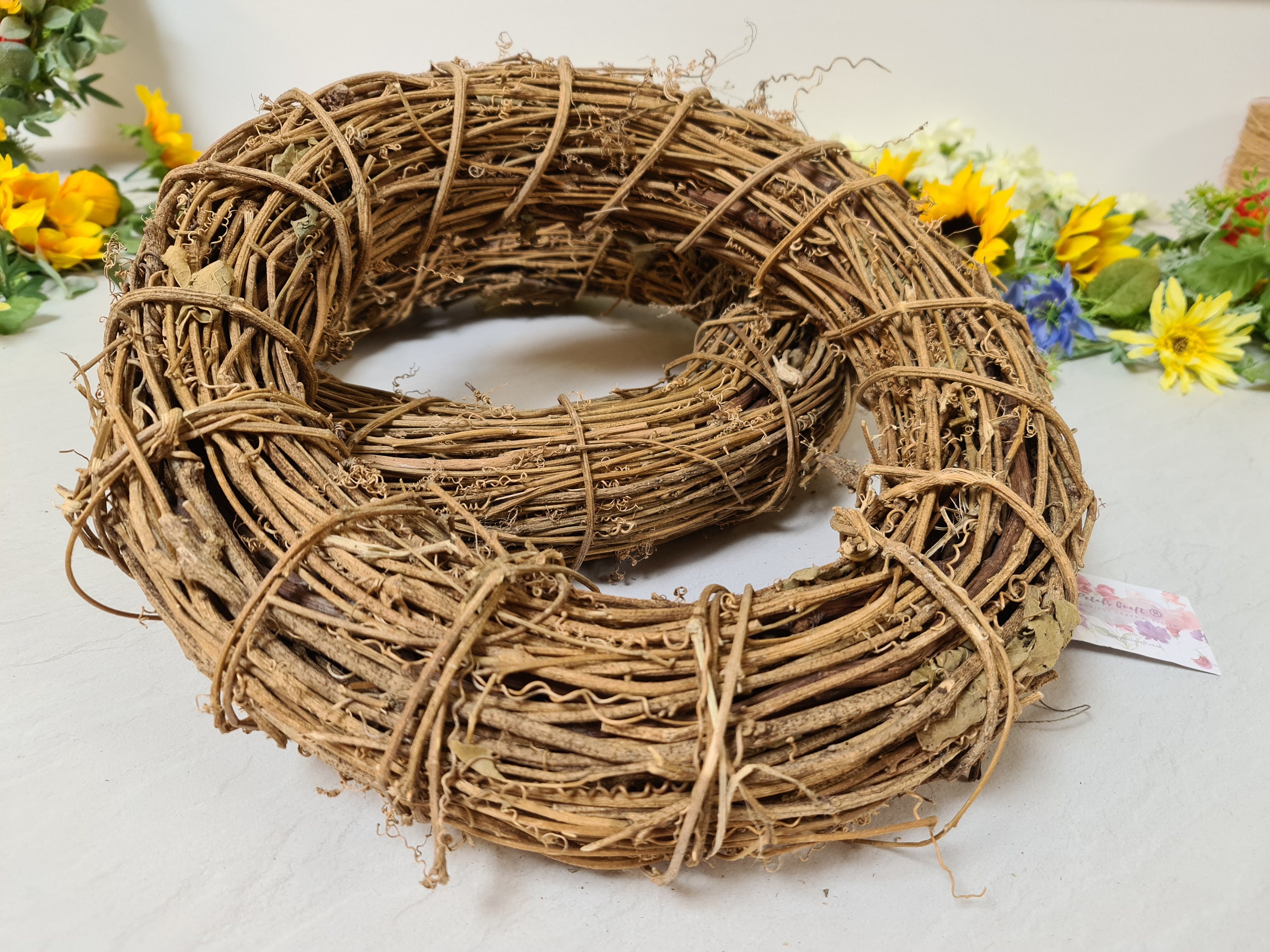 Luxury Grapevine Wreath. Twisted Grapevine Wreath. 30cm 35cm Etsy UK