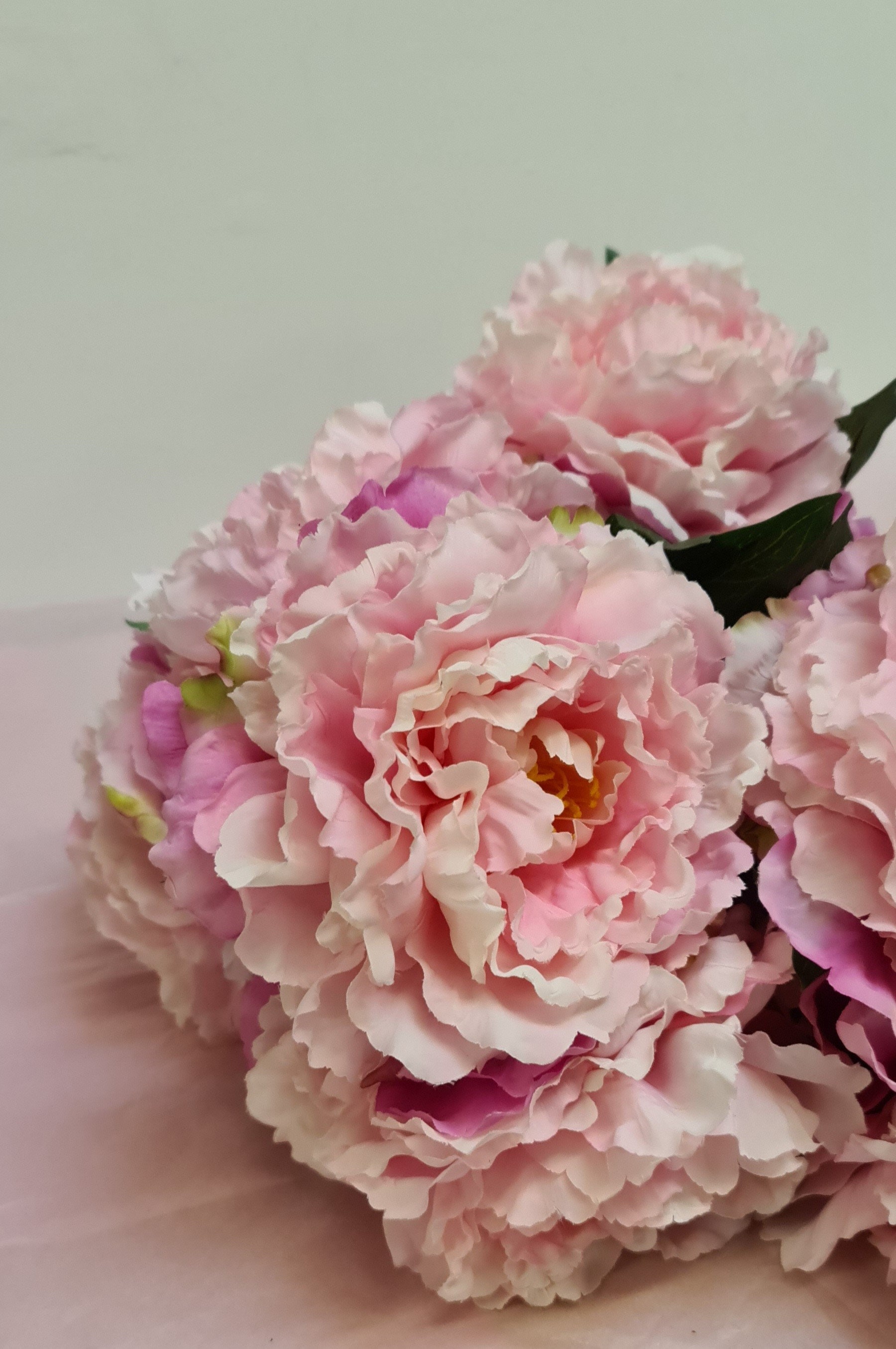 Large Pink Peony Stems. Faux Floral Peonies. Etsy UK