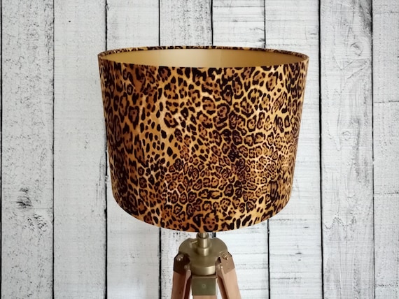 Leopard Print Lamp Shade 30cm Wide Also Available In 20cm Etsy