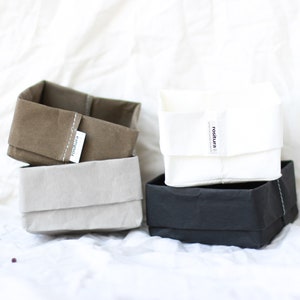 kleine Schale aus waschbarem Papier washable paper bag made in germany rositura