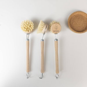 Wooden rinsing brush | Kitchen brush | vegan | Brush | Kitchen utensils rositura