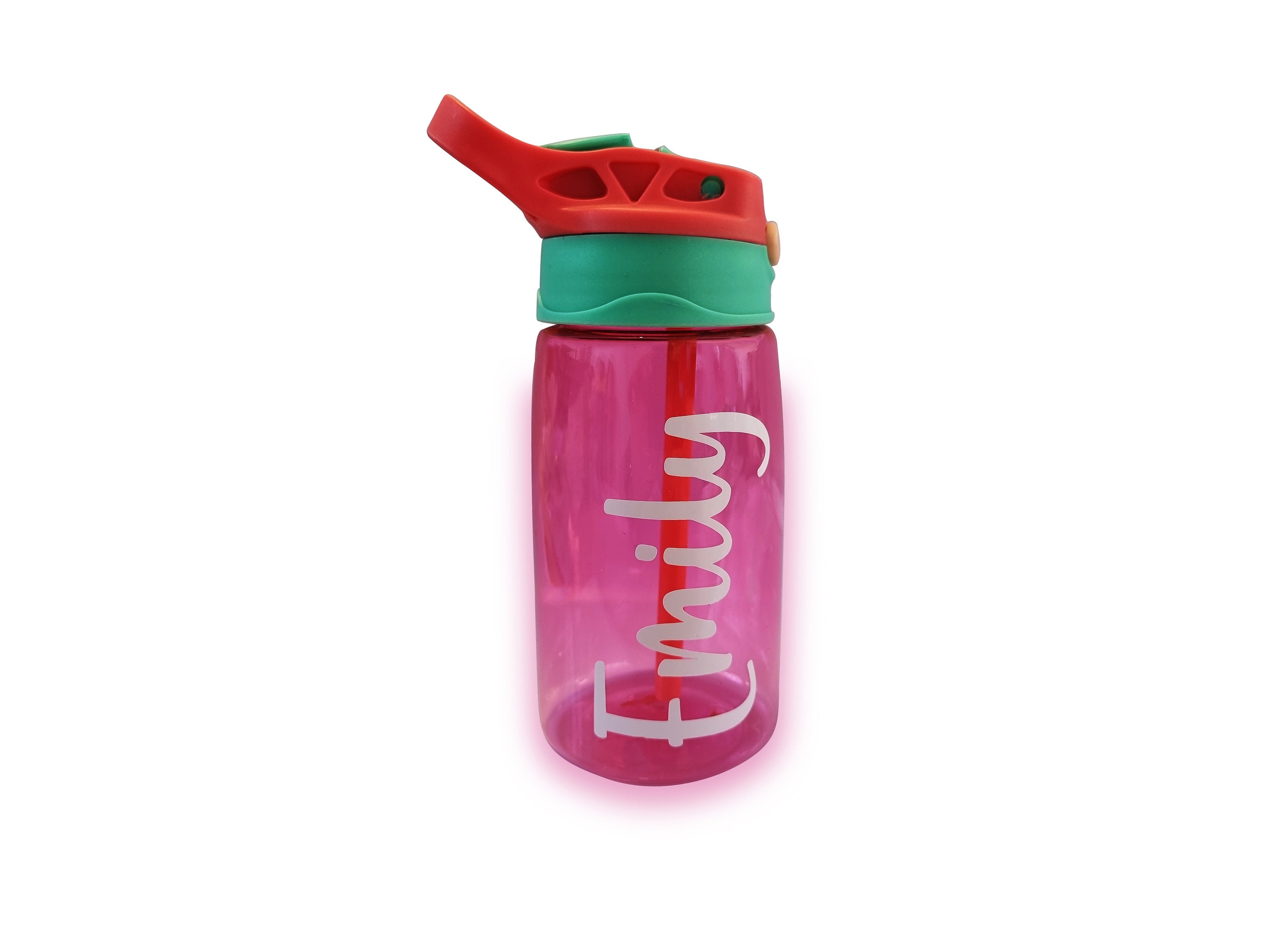 Kids Water Bottles/kid Water Bottle With Flip Top and Straw/child Water  Bottles/personalised Kids Cups/childs Water Bottle/back to School 