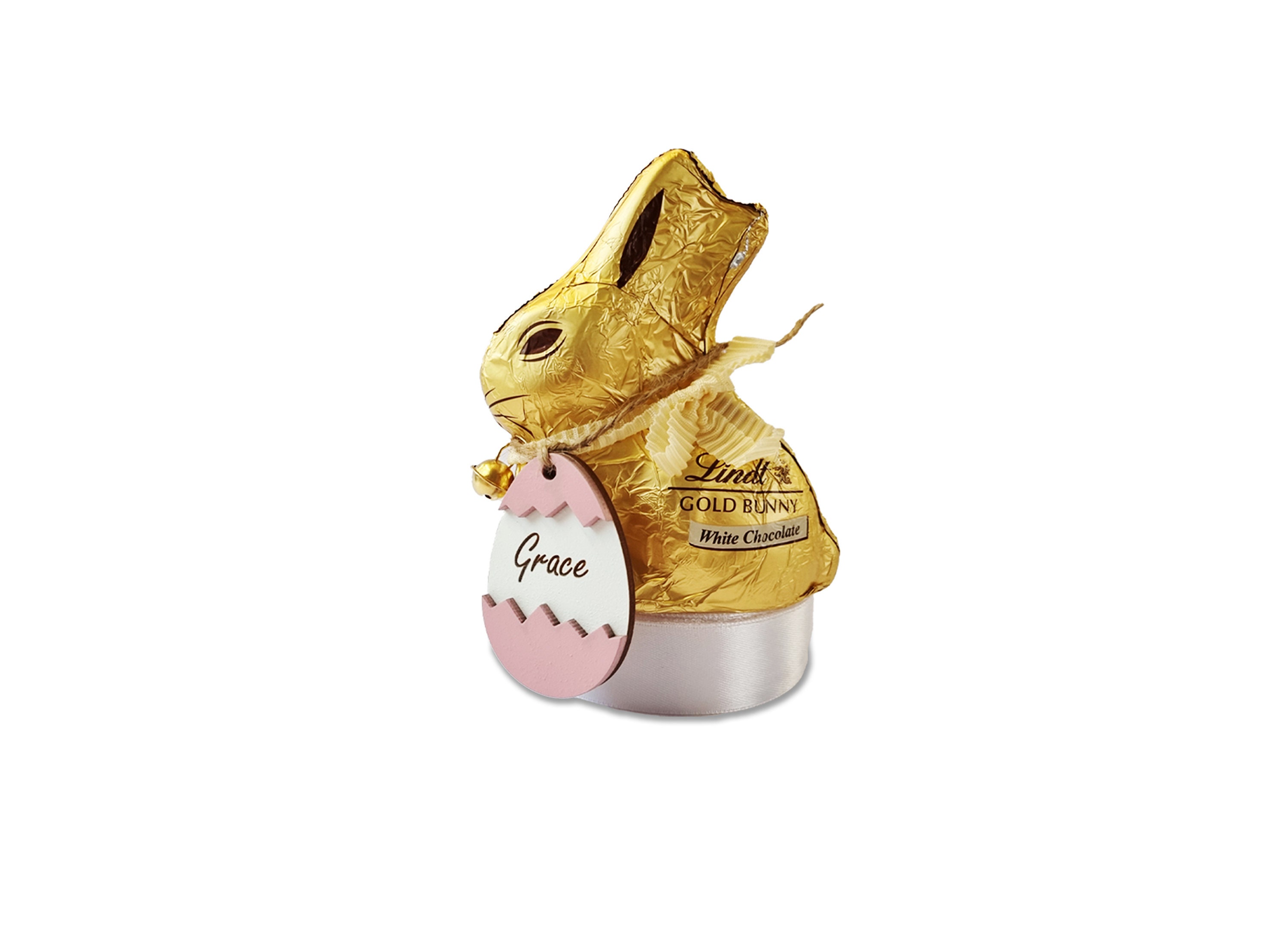 Personalized Easter Wooden Bunny Gift Decoration Tag, Personalized Easter Decor Children’s Easter Gift, Baby Easter Gift, Easter Basket Tags
