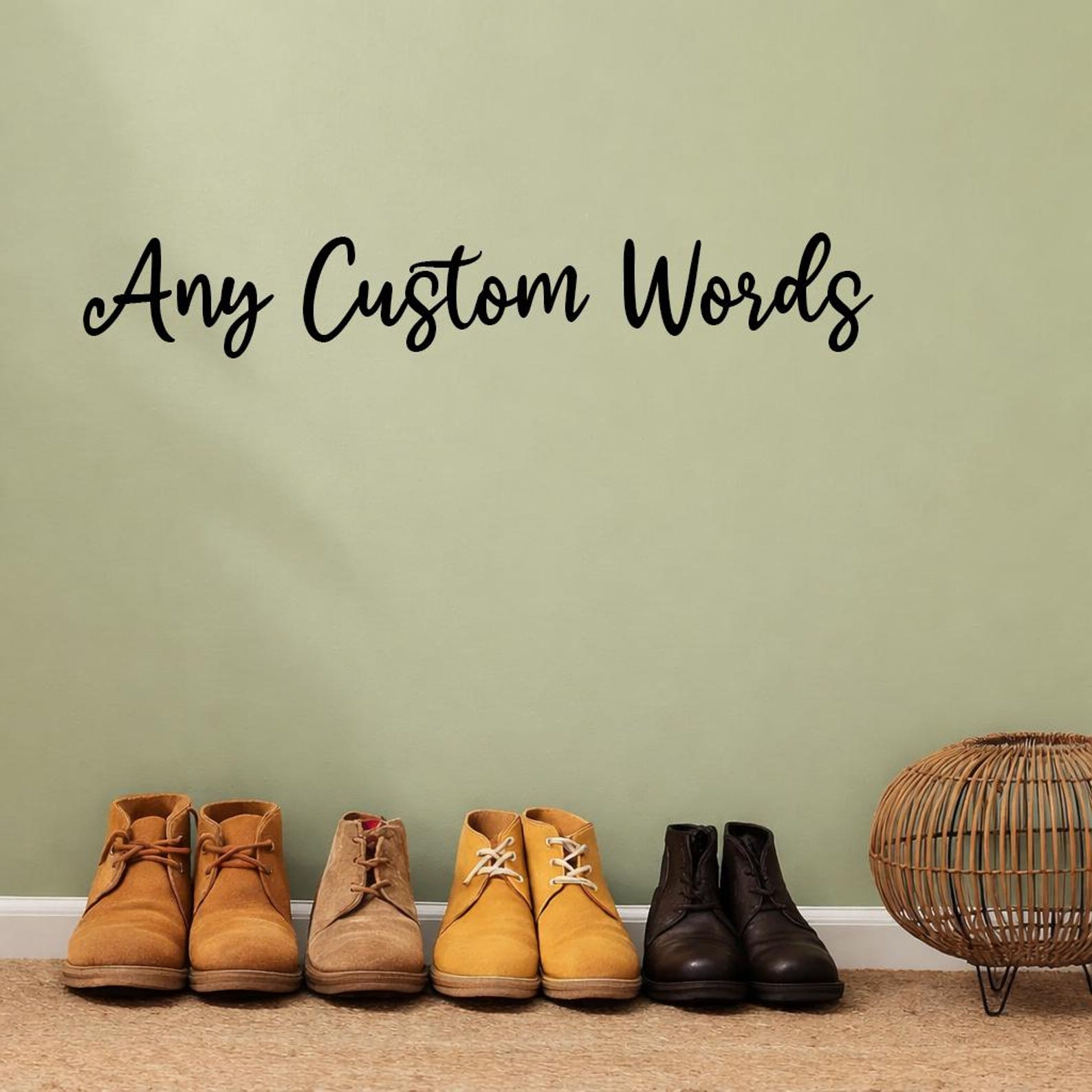 Personalized Wooden Script Sign – Custom Home Wall Decor - Etsy UK