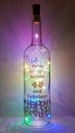 Personalised Birthday Light Up Bottle Gift, Happy Birthday, 16th,18th,21st,30th,40th,50th,60th, Any Age 