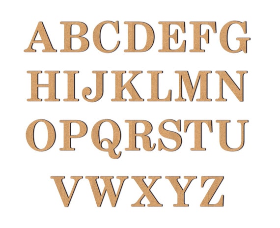 Wooden Letters made from 4mm MDF Medite mdf, Sizes range from 90mm to 400mm, wooden name sign, wall art, Home décor