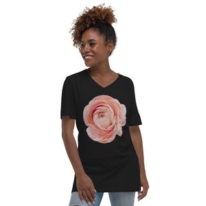 Unisex Short Sleeve V-Neck T-Shirt