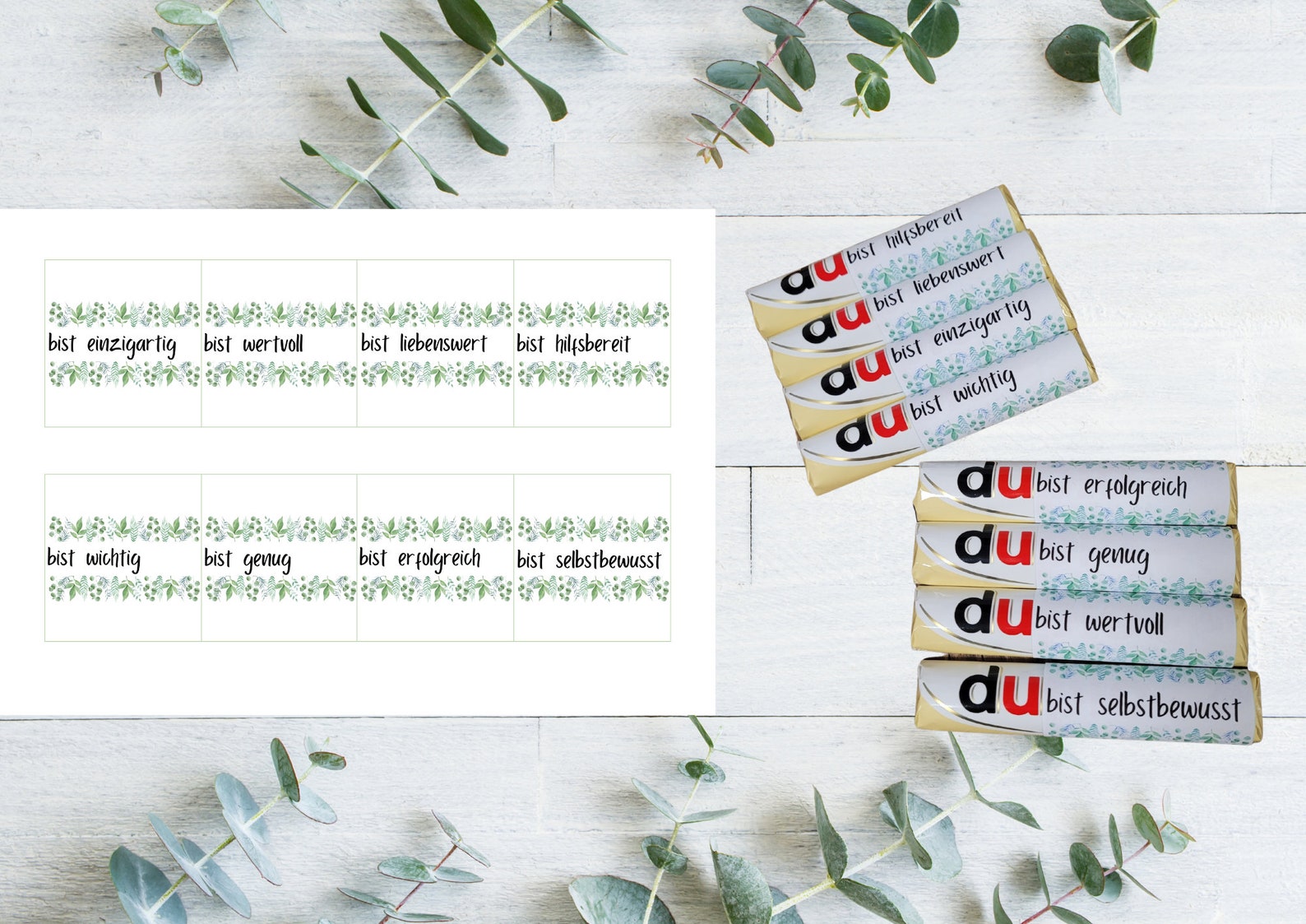 Duplo Banderole/Du bist.../Digitaler Download/PDF/Affirmationen