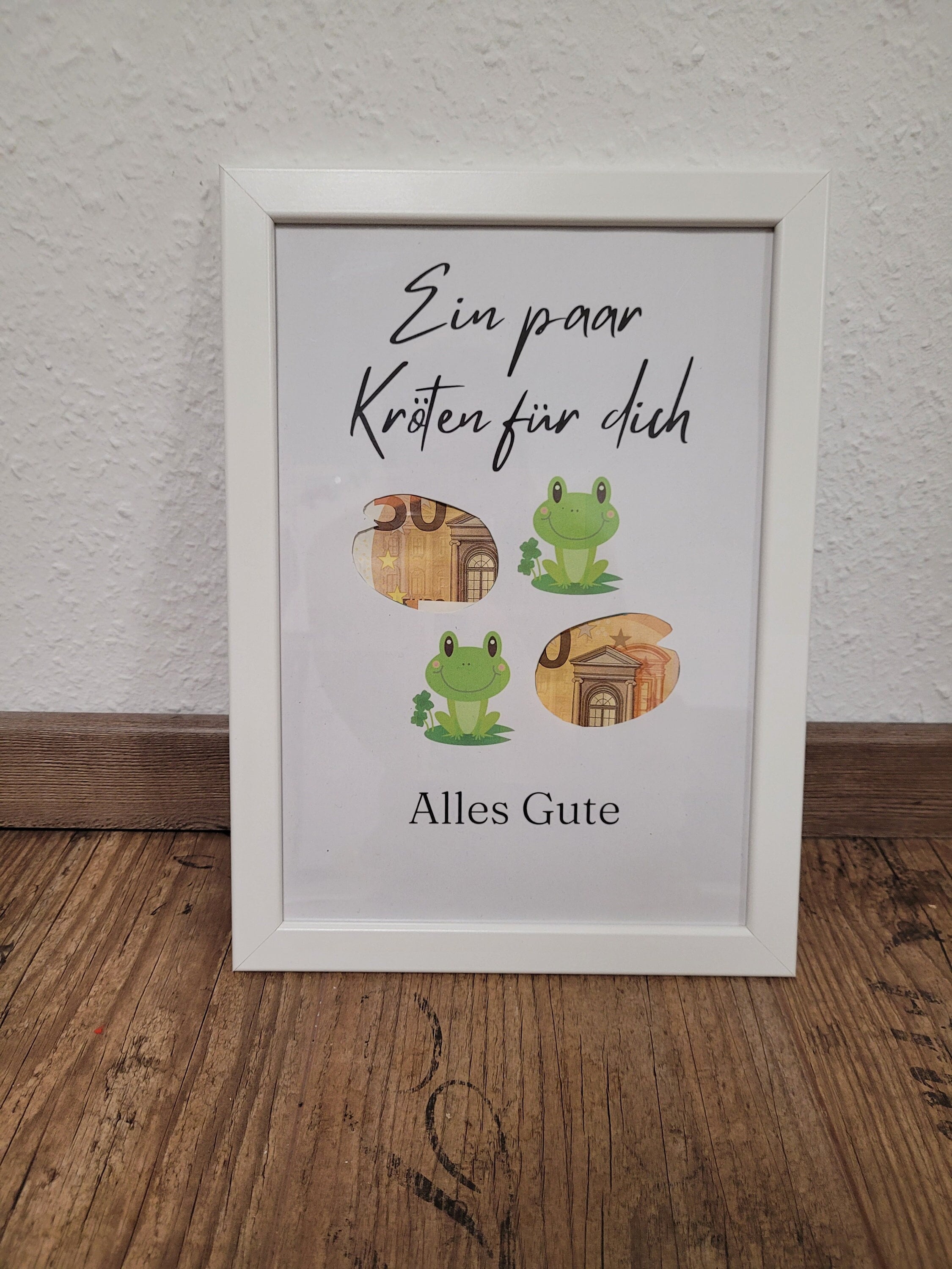 Geldgeschenk / Ein Paar Kröten Für Dich / Geburtstagskarte / Etsy