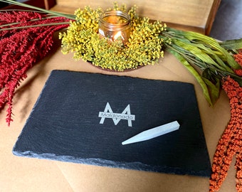 Personalized Slate Cheese Plate - Charcuterie Plate