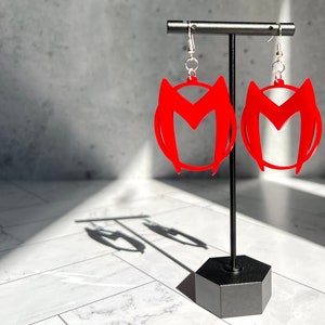 Scarlet Witch Inspired Earrings - Dangle Earrings - Multiverse of Madness - WandaVision