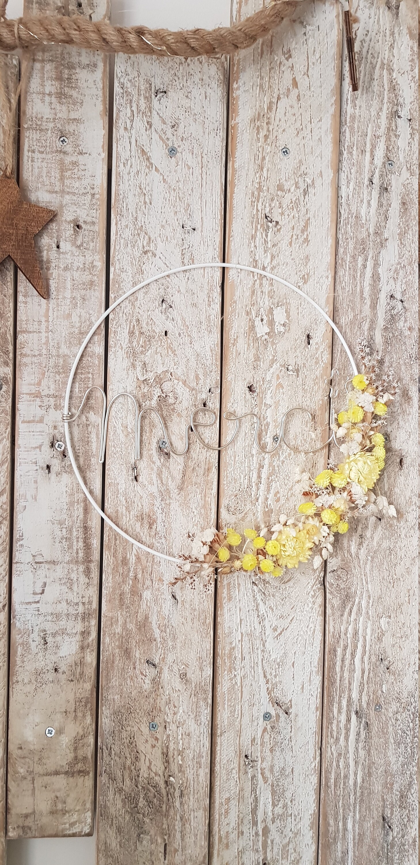 Couronne Murale Merci