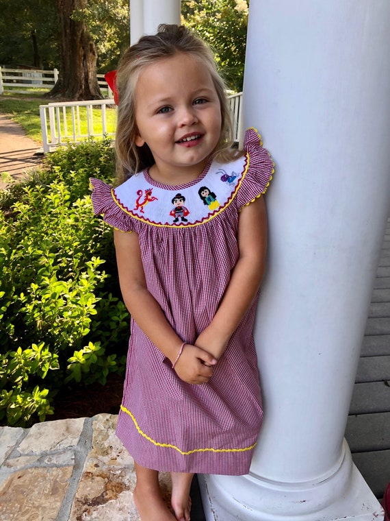 disney smocked dress