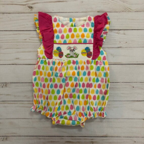 easter smocked bubble