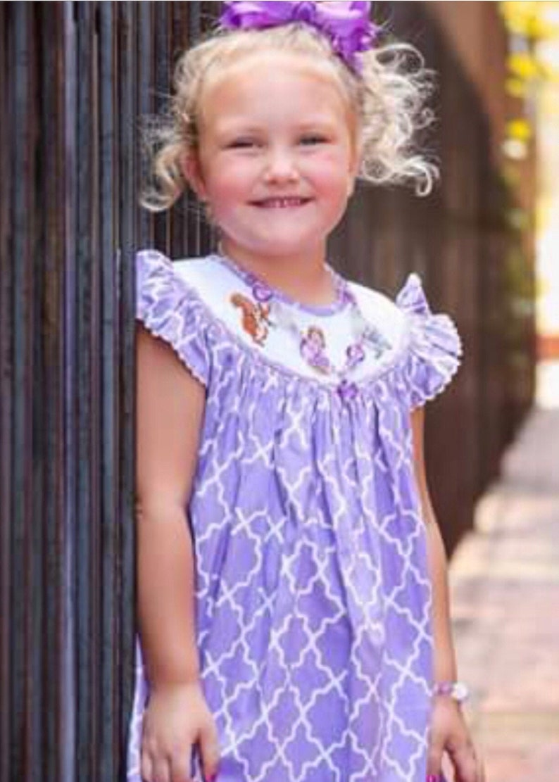 disney smocked dress