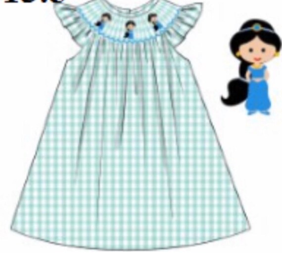 disney princess smocked dress