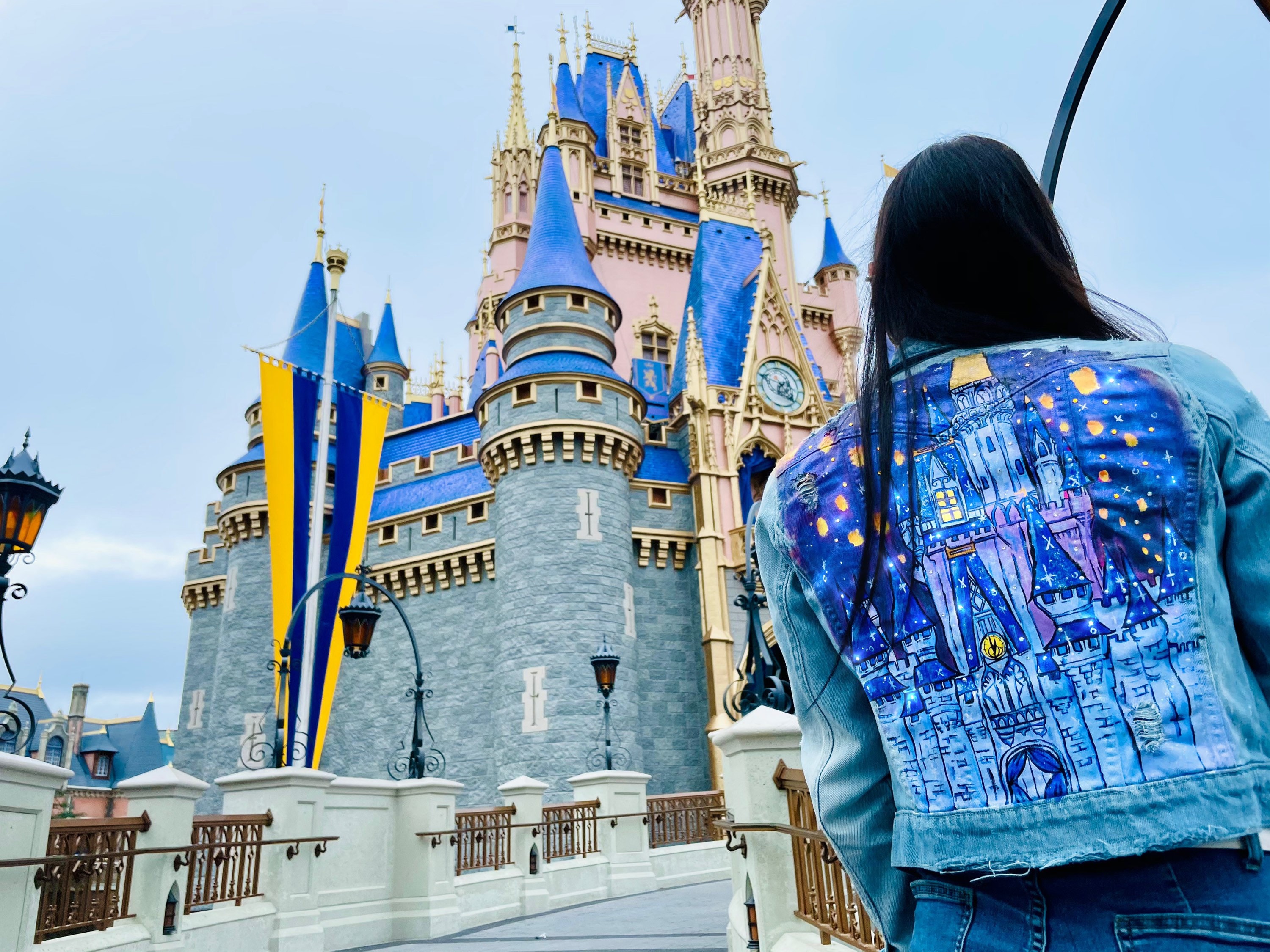 Cinderellas Castle Jean Jacket - Etsy