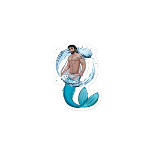 Prince Merman Bubble-free stickers