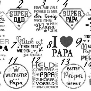 Kissen für Papa Vatertagskissen personalisierbar verschiedene Sprüche und Farben Bild 5