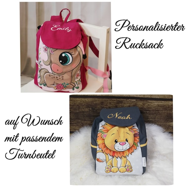 Kindergartenrucksack mit Namen