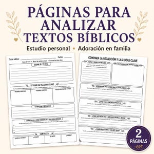 Spanish - JW Bible Reading, JW Personal Study, Verse Study, Verse Mapping, Scripture Study Notes, Family Worship, Scripture Study Notes
