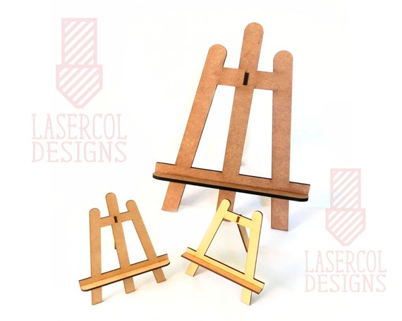 Mini Easel Stand Laser Cut Files Svgdxfpdfai Instant Download 