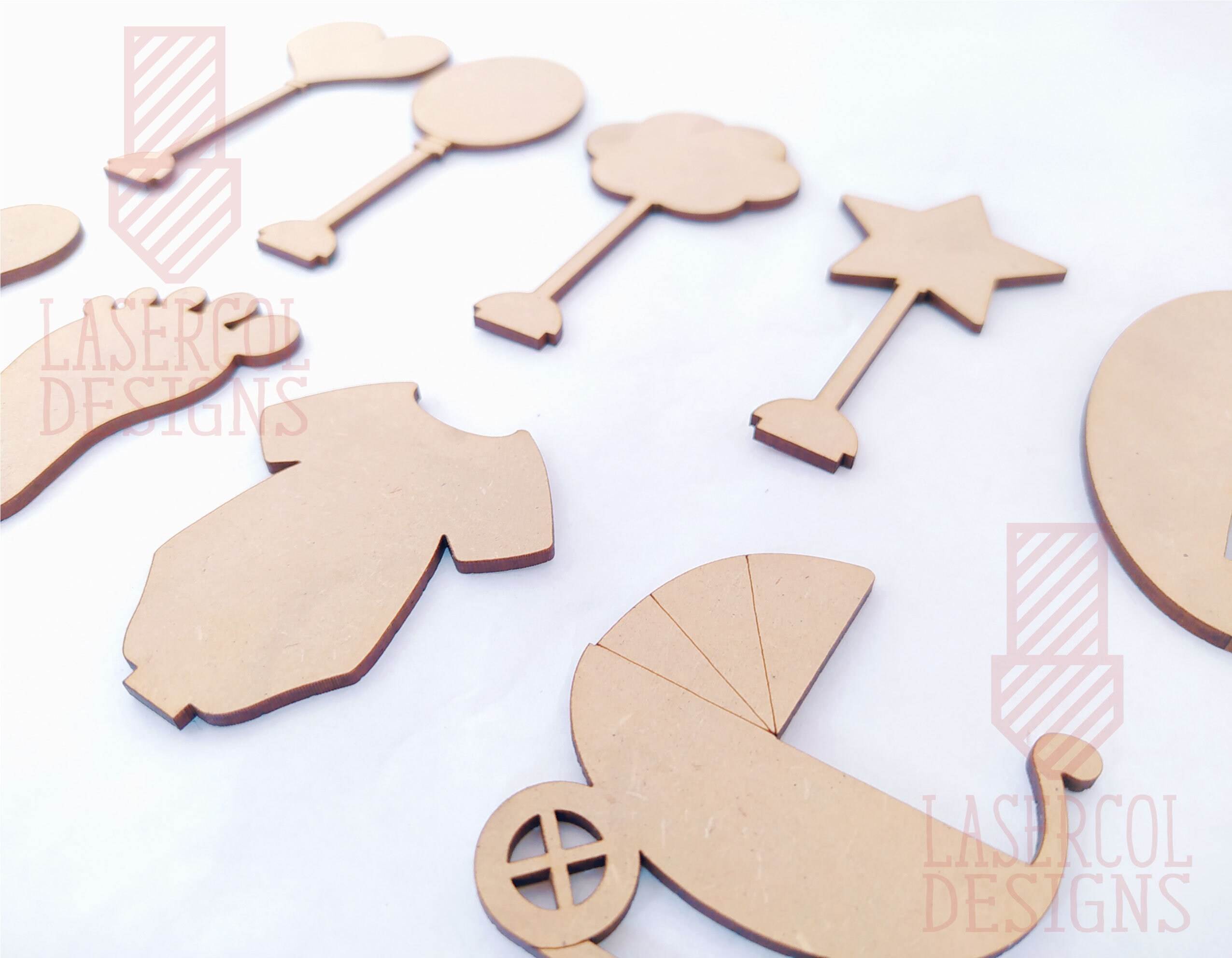 Baby Shower Gift Laser Cut Files SVGDXFPDFAi Glowforge | Etsy