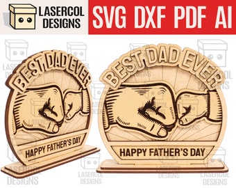 Father's Day Gift Plaque Set 1 2 Sizes Laser Cut Files - Etsy Father'S Day Gift Plaque Set 1 2 Sizes Laser Cut Files - Etsy