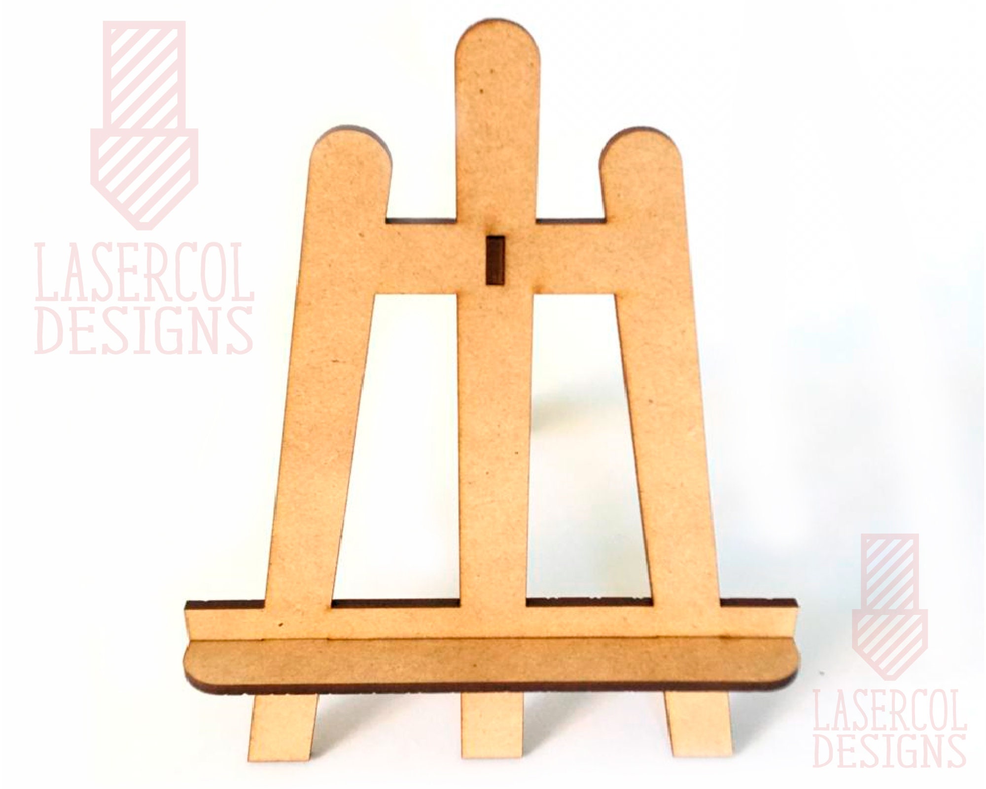 Mini Easel Stand Laser Cut Files Svgdxfpdfai Instant Etsy